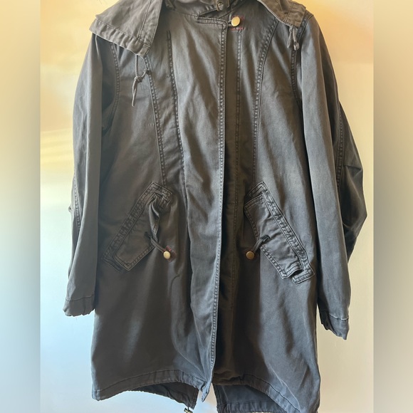 🍂 Anthropologie Fall 3 in 1 Coat Removable Quilted Vest S - Picture 15 of 17